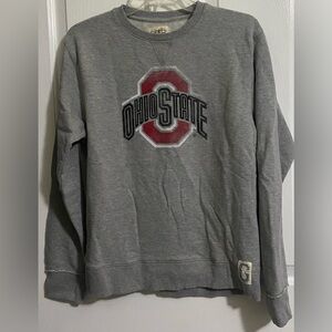 100-PERCENT COTTON GRAY OHIO STATE SWEATSHIRT
